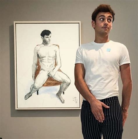 tom daley nude|David Hockney has drawn a nude sketch of athlete Tom Daley